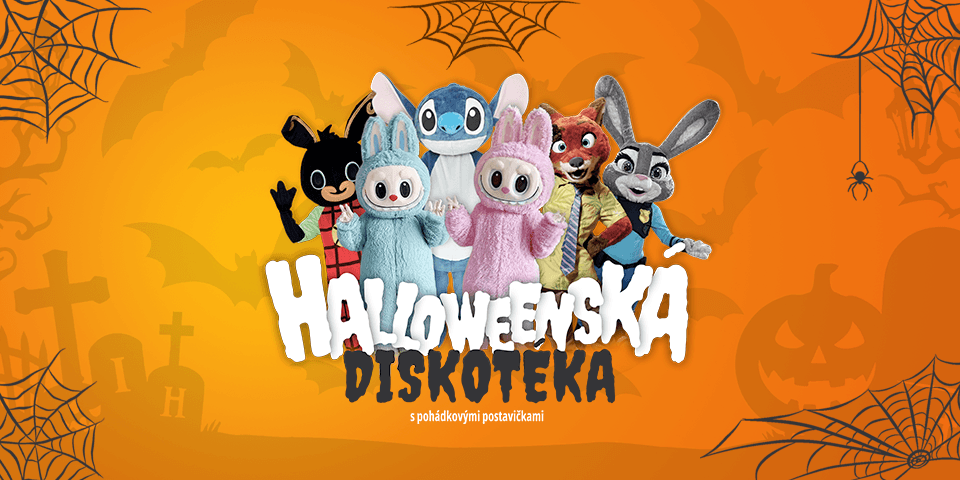 HALLOWEENSKÁ DĚTSKÁ DISKOTÉKA - ČESKÉ BUDĚJOVICE 2026