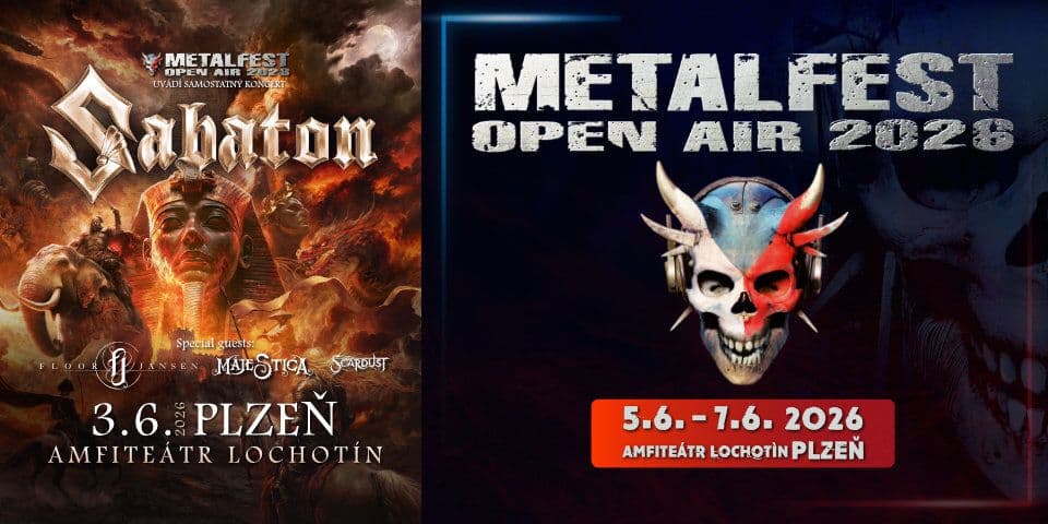 SABATON 3. 6. / Metalfest Open Air 5. – 7. 6. 2026